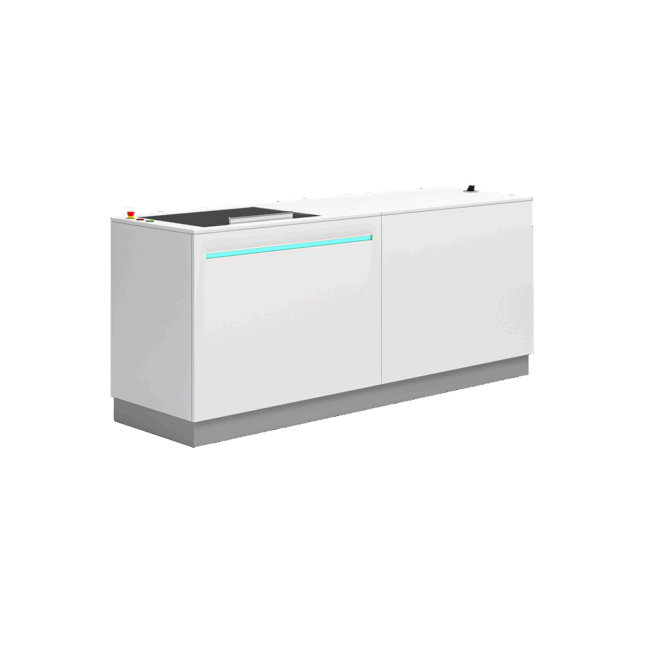 Carga automática para un robot de farmacia Apofeeder