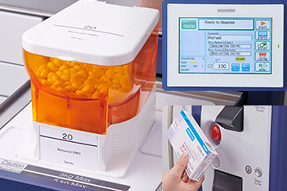 escaner y canister del SPD automatizado