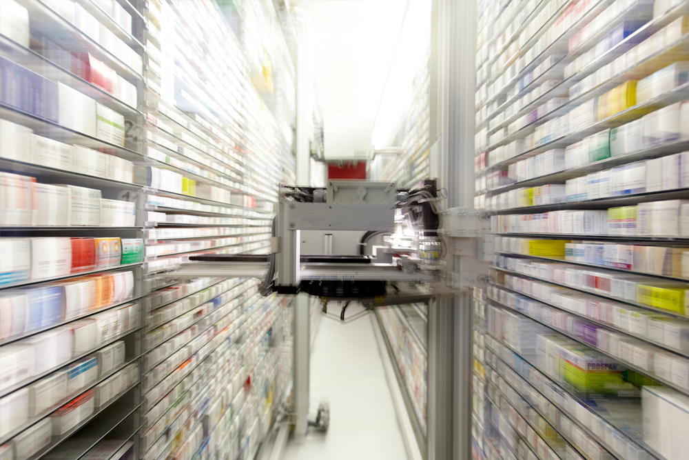 interior del robot de farmacia Apostore