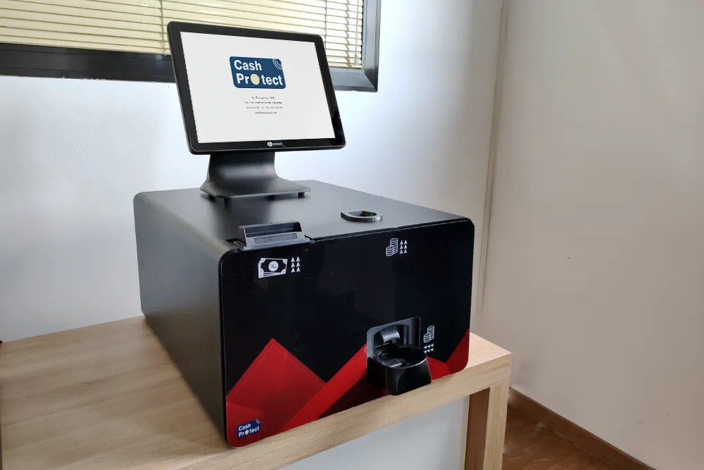 sistema de gestión de efectivo compacto cashprotect fusion