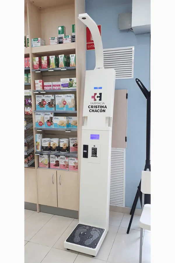 imagen de la báscula para farmacia Expopeso Basic personalizada