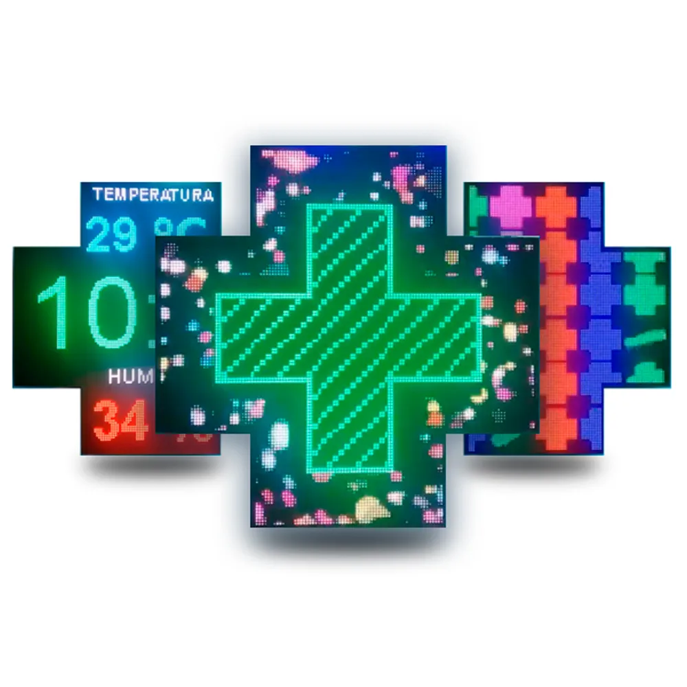 imagen de las cruces de farmacia halley