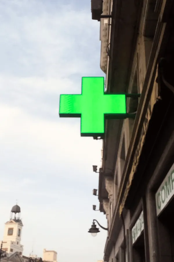 imagen de la cruz de orion para farmacia