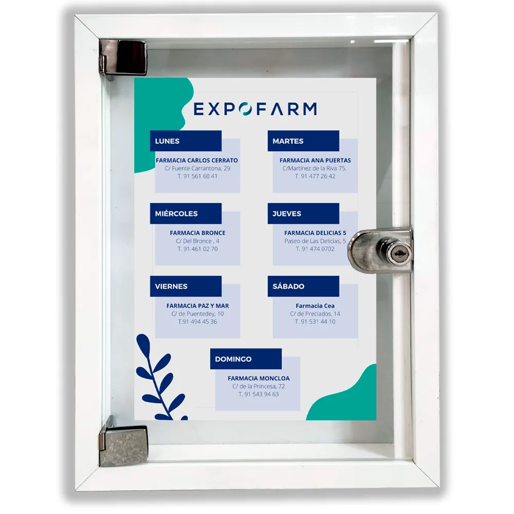 imagen del cuadro de guardias de Expofarm